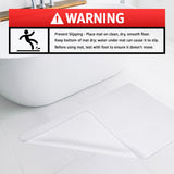 American Soft Linen 100% Cotton Bath Mat Rugs, 20x34 inches with Silicone Backing, Soft Absorbent Grip-Enhanced Bath Mats for Bathroom