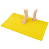 American Soft Linen 100% Cotton Bath Mat Rugs, 20x34 inches with Silicone Backing, Soft Absorbent Grip-Enhanced Bath Mats for Bathroom