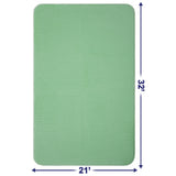 American Soft Linen Fluffy Foamed Bath Rug, 21x32 inches Bath Rugs for Bathroom, 100% Polyester Upper Fluffy Surface and Grip Enhanced Base