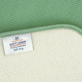 American Soft Linen Fluffy Foamed Bath Rug, 21x32 inches Bath Rugs for Bathroom, 100% Polyester Upper Fluffy Surface and Grip Enhanced Base