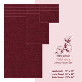American Soft Linen 3 Piece 100% Cotton Extra Fluffy and Soft, Luxury Turkish Towel Set with 20 Different Colors