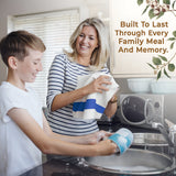 American Soft Linen 4 Packed Dish Towels, 100% Cotton Dish Cloths for Kitchen (BEST PRICE💖 )