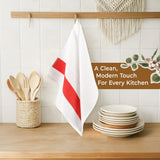 American Soft Linen 4 Packed Dish Towels, 100% Cotton Dish Cloths for Kitchen (BEST PRICE💖 )