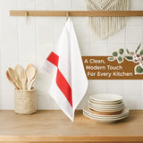 American Soft Linen 4 Packed Dish Towels, 100% Cotton Dish Cloths for Kitchen (BEST PRICE💖 )