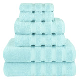 American Soft Linen 100% Cotton Turkish Towels, 6 Piece Bath Towel Set with 20 Different Colors