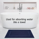 American Soft Linen Bekos 100% Cotton Bath Mat Set, 2 Piece 20x34 inches Wholesale Bath Rugs for Bathroom