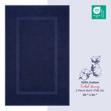 American Soft Linen Bekos 100% Cotton Bath Mat Set, 2 Piece 20x34 inches Wholesale Bath Rugs for Bathroom