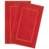 American Soft Linen Bekos 100% Cotton Bath Mat Set, 2 Piece 20x34 inches Wholesale Bath Rugs for Bathroom