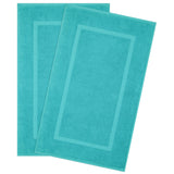 American Soft Linen Bekos 100% Cotton Bath Mat Set, 2 Piece 20x34 inches Wholesale Bath Rugs for Bathroom