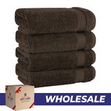 American Soft Linen Bekos 100% Cotton Turkish 4-Piece Hand Towel Sets, Wholesale Luxury Hand Towels