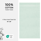 American Soft Linen Bekos 100% Cotton Turkish 4-Piece Hand Towel Sets, Wholesale Luxury Hand Towels