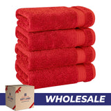 American Soft Linen Bekos 100% Cotton Turkish 4-Piece Hand Towel Sets, Wholesale Luxury Hand Towels