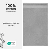 American Soft Linen Bekos 100% Cotton Turkish 4-Piece Hand Towel Sets, Wholesale Luxury Hand Towels