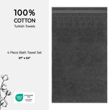 American Soft Linen Bekos 100% Cotton Turkish 4-Piece Bath Towel Sets, Wholesale Luxury Bath Towels