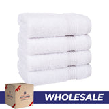 American Soft Linen Bekos 100% Cotton Turkish 4-Piece Washcloth Towel Sets, Wholesale Luxury Towels