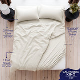 American Soft Linen Luxury 100% Cotton Sateen Weave Sheets Set - Premium Bed Sheet Sets
