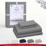 American Soft Linen Luxury 100% Cotton Sateen Weave Sheets Set - Premium Bed Sheet Sets
