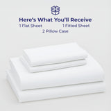 American Soft Linen Luxury 100% Cotton Sateen Weave Sheets Set - Premium Bed Sheet Sets
