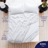 American Soft Linen Luxury 100% Cotton Sateen Weave Sheets Set - Premium Bed Sheet Sets