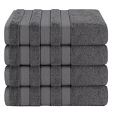 Salem 4 Piece 100% Cotton Luxury Turkish Bath Towel Sets