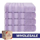 Salem 4 Piece 100% Cotton Luxury Turkish Bath Towel Sets - Wholesale bath towels