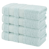 Salem 4 Piece 100% Cotton Luxury Turkish Hand Towel Sets