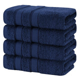 Salem 4 Piece 100% Cotton Luxury Turkish Hand Towel Sets
