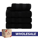 Salem 4 Piece 100% Cotton Luxury Turkish Hand Towel Sets - Wholesale hand towels
