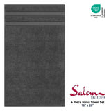 Salem 4 Piece 100% Cotton Luxury Turkish Hand Towel Sets - Wholesale hand towels