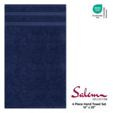 Salem 4 Piece 100% Cotton Luxury Turkish Hand Towel Sets - Wholesale hand towels