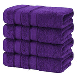 Salem 4 Piece 100% Cotton Luxury Turkish Hand Towel Sets - Wholesale hand towels