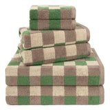 6-Piece Turkish Cotton Towel Set – Luxury Bath Towels Set, Egyptian Cotton Alternative, Soft & Quick Dry