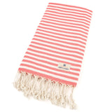 American Soft Linen 100% Cotton Turkish Peshtemal Beach Pool Towels, 40" x 70"