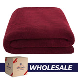 American Soft Linen 40x80 Inch Oversized Bath Sheets, Premium, Soft & Luxury 100% Ringspun Cotton Extra Large Bath Sheet - 12 Piece Case Pack