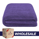 American Soft Linen 40x80 Inch Oversized Bath Sheets, Premium, Soft & Luxury 100% Ringspun Cotton Extra Large Bath Sheet - 12 Piece Case Pack
