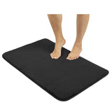 American Soft Linen Fluffy Foamed Bath Rug, 21x32 inches Bath Rugs for Bathroom, 100% Polyester Upper Fluffy Surface and Grip Enhanced Base