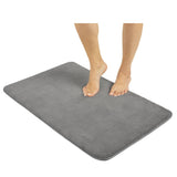 American Soft Linen Fluffy Foamed Bath Rug, 21x32 inches Bath Rugs for Bathroom, 100% Polyester Upper Fluffy Surface and Grip Enhanced Base