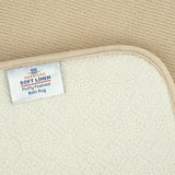 American Soft Linen Fluffy Foamed Bath Rug, 21x32 inches Bath Rugs for Bathroom, 100% Polyester Upper Fluffy Surface and Grip Enhanced Base