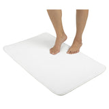 American Soft Linen Fluffy Foamed Bath Rug, 21x32 inches Bath Rugs for Bathroom, 100% Polyester Upper Fluffy Surface and Grip Enhanced Base