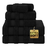 Salem 6 Piece 100% Cotton Luxury Bath Towel Set - 10 Set Case Pack
