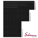 Salem 6 Piece 100% Cotton Luxury Bath Towel Set - 10 Set Case Pack
