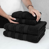Salem 6 Piece 100% Cotton Luxury Bath Towel Set - 10 Set Case Pack