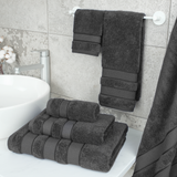 Salem 6 Piece 100% Cotton Luxury Bath Towel Set - 10 Set Case Pack