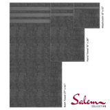 Salem 6 Piece 100% Cotton Luxury Bath Towel Set - 10 Set Case Pack