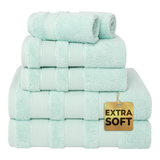 Salem 6 Piece 100% Cotton Luxury Bath Towel Set - 10 Set Case Pack