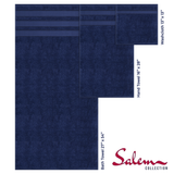 Salem 6 Piece 100% Cotton Luxury Bath Towel Set - 10 Set Case Pack