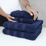 Salem 6 Piece 100% Cotton Luxury Bath Towel Set - 10 Set Case Pack