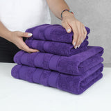 Salem 6 Piece 100% Cotton Luxury Bath Towel Set - 10 Set Case Pack