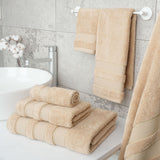 Salem 6 Piece 100% Cotton Luxury Bath Towel Set - 10 Set Case Pack