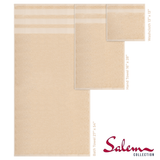 Salem 6 Piece 100% Cotton Luxury Bath Towel Set - 10 Set Case Pack